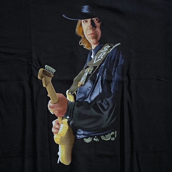 Vintage Stevie Ray Vaughn "Velvet Painting Portrait" T-Shirt - Picture 3 of 7